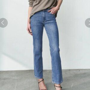 AYR Women's Straight Leg Jeans - Light Blue